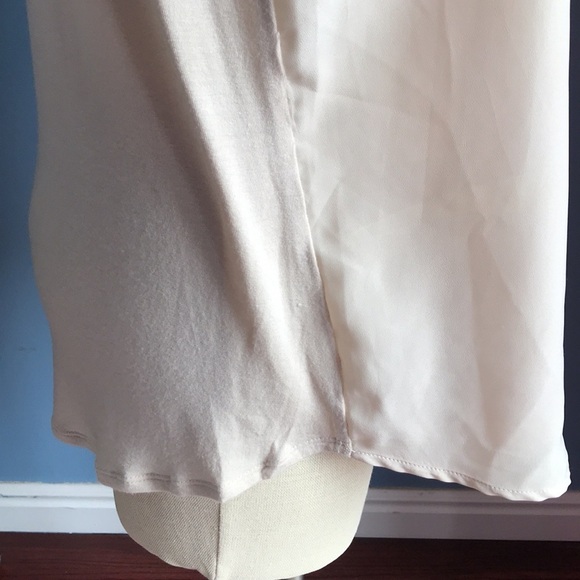 Maurices beige fucsia embroidered sleeveless crew neck top size L - Picture 7 of 10